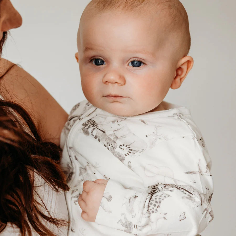 Animals Zip up Sleepsuit Fox & Lottie