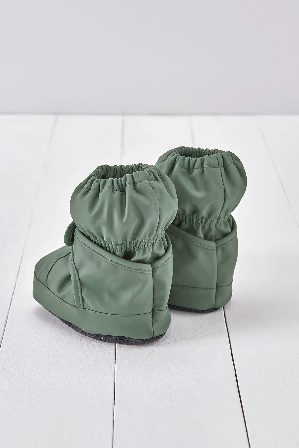 Grass & Air khaki PU Waterproof Bootie