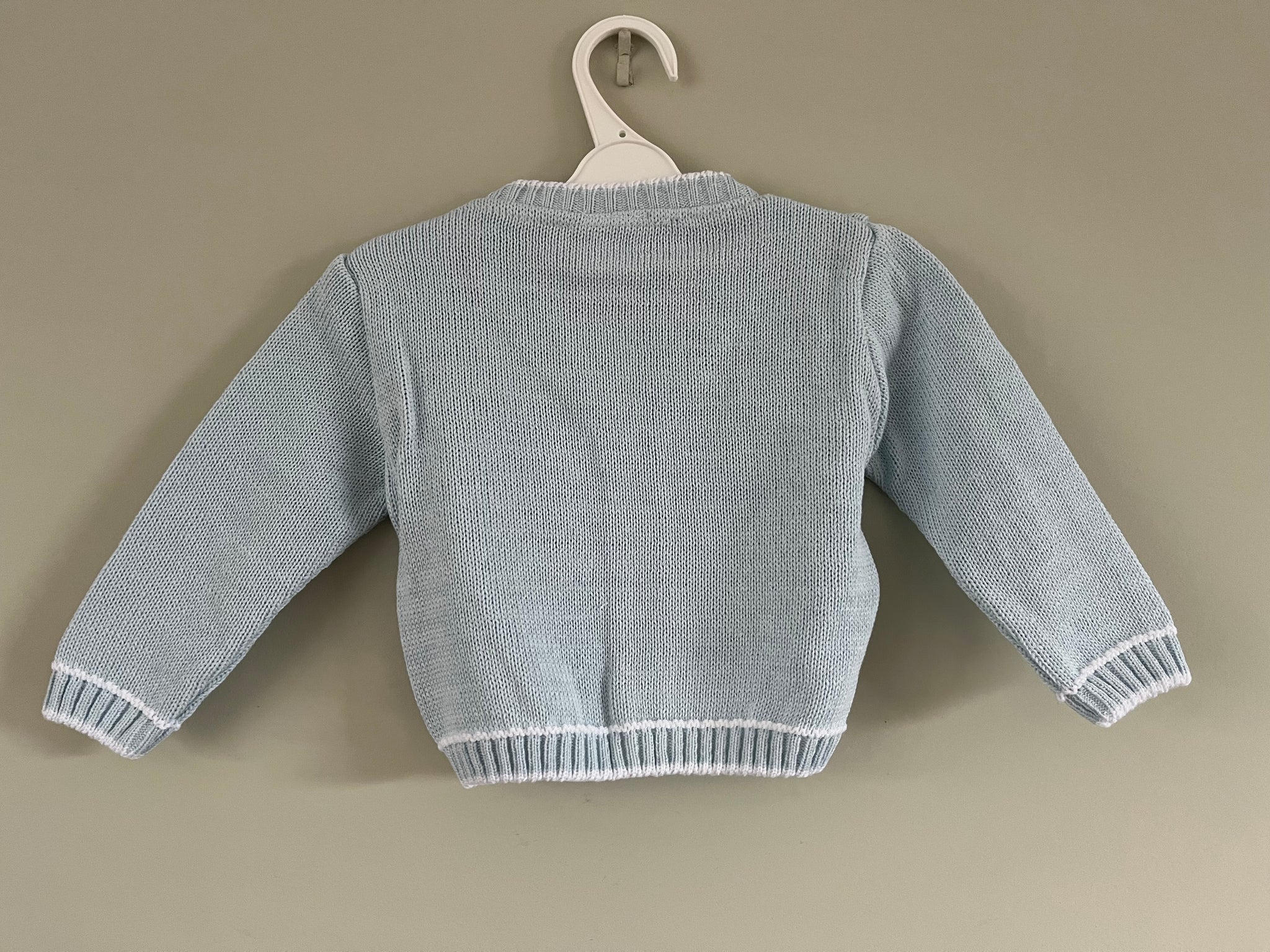 Baby Blue Cardigan Traditional  Little Nosh
