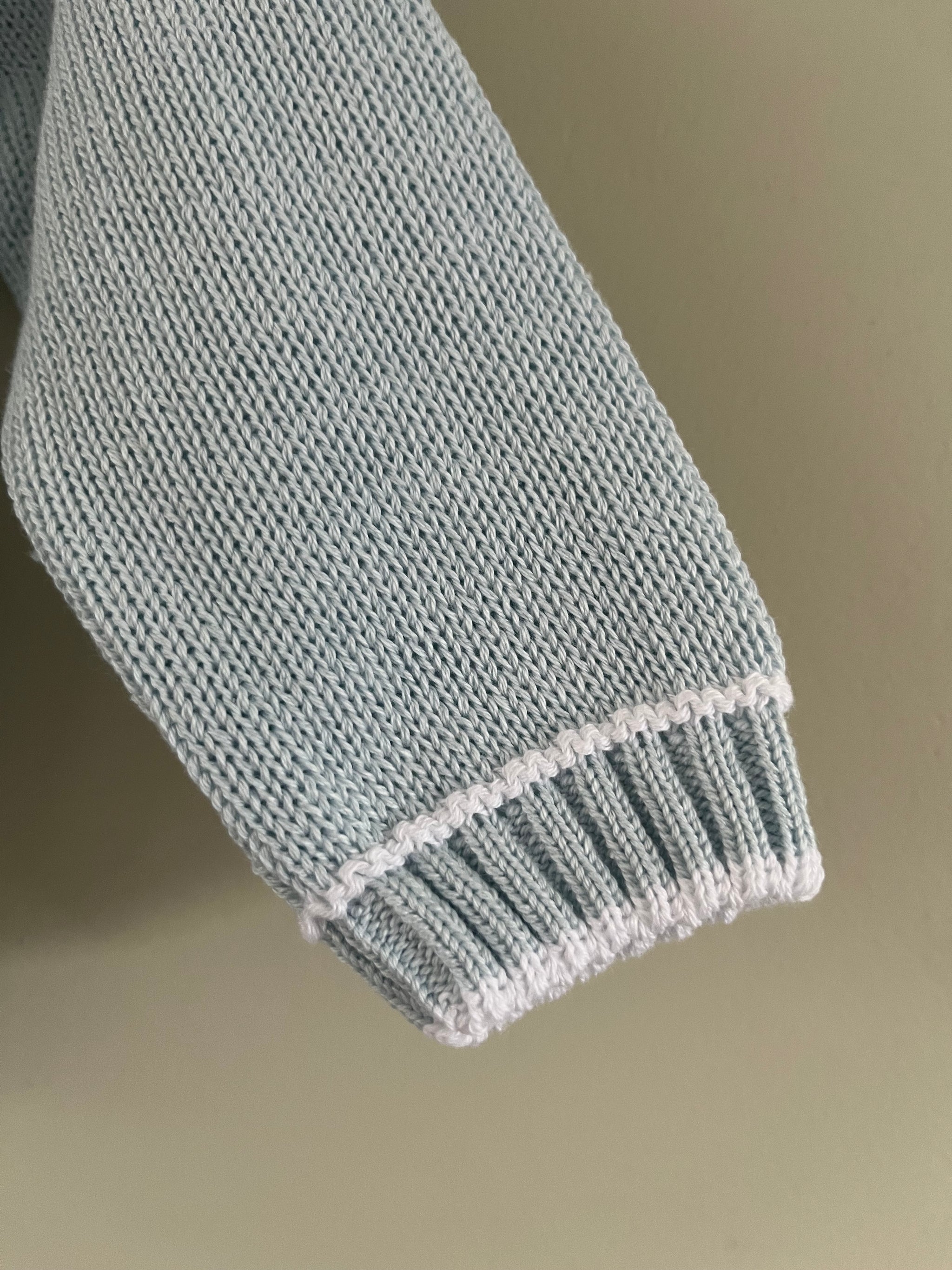 Baby Blue Cardigan Traditional  Little Nosh