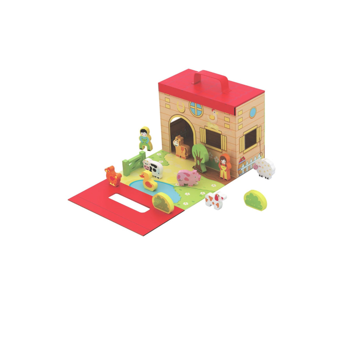 Jumini Fold Away  Farm House  Toy