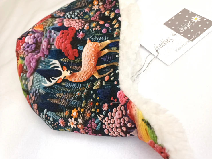 Freckles & Daisies Enchanted Forest  Print Trapper Hat