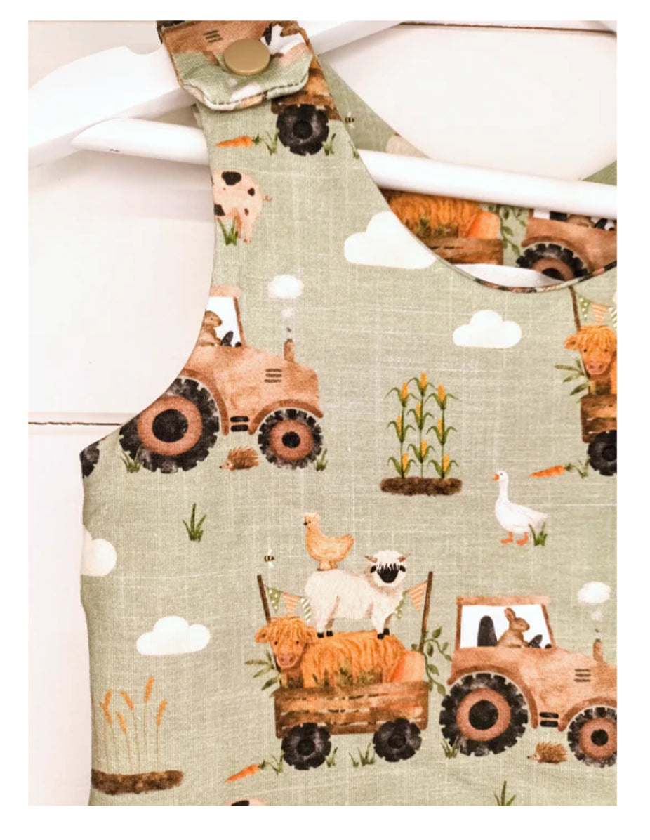 Sage Farm Ride  Romper from Freckles & Daisies