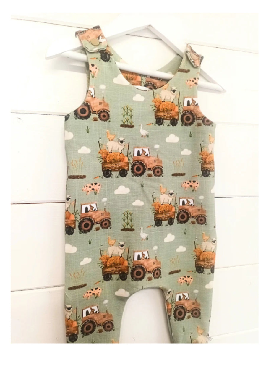 Sage Farm Ride  Romper from Freckles & Daisies