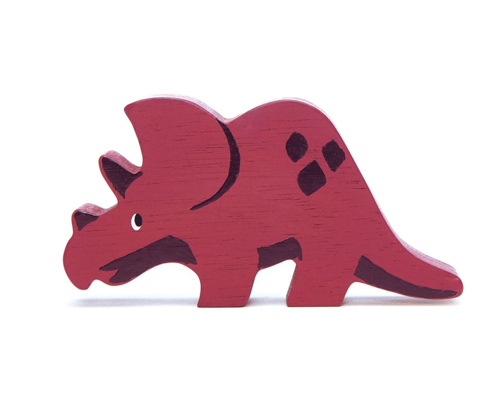 Tender Leaf Toys Triceratops Wooden Dinosaur Toy