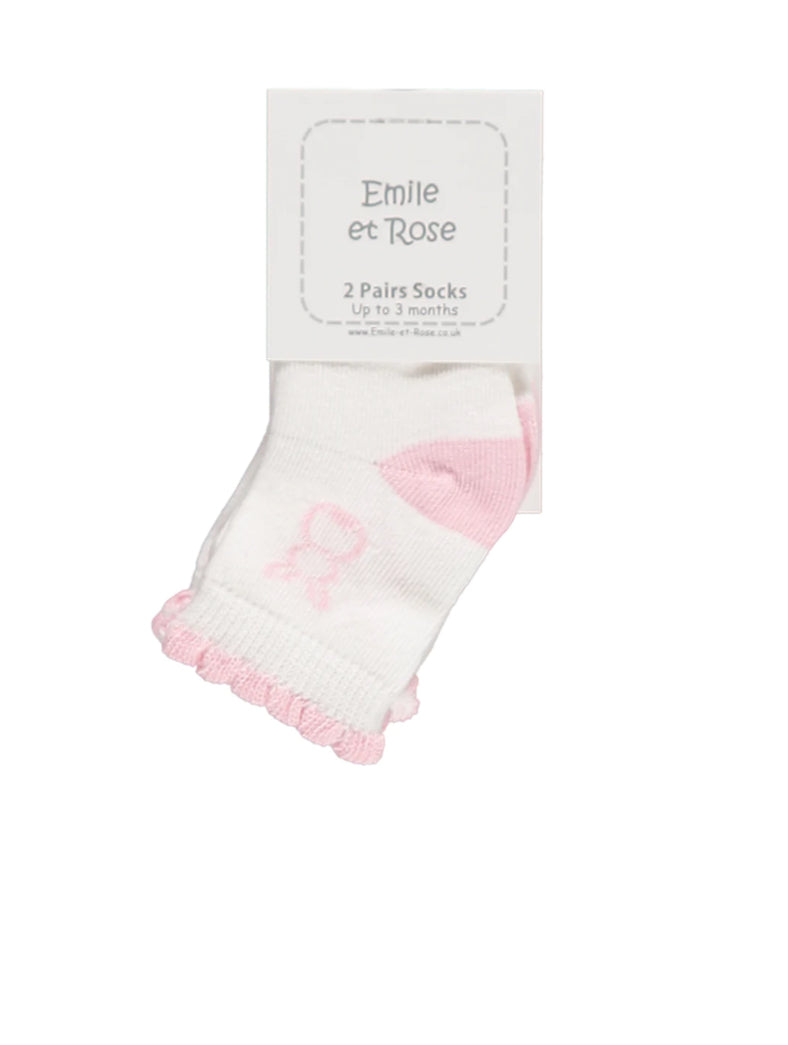 Emile Et Rose Anya Socks Twin Pack of 2 Pairs