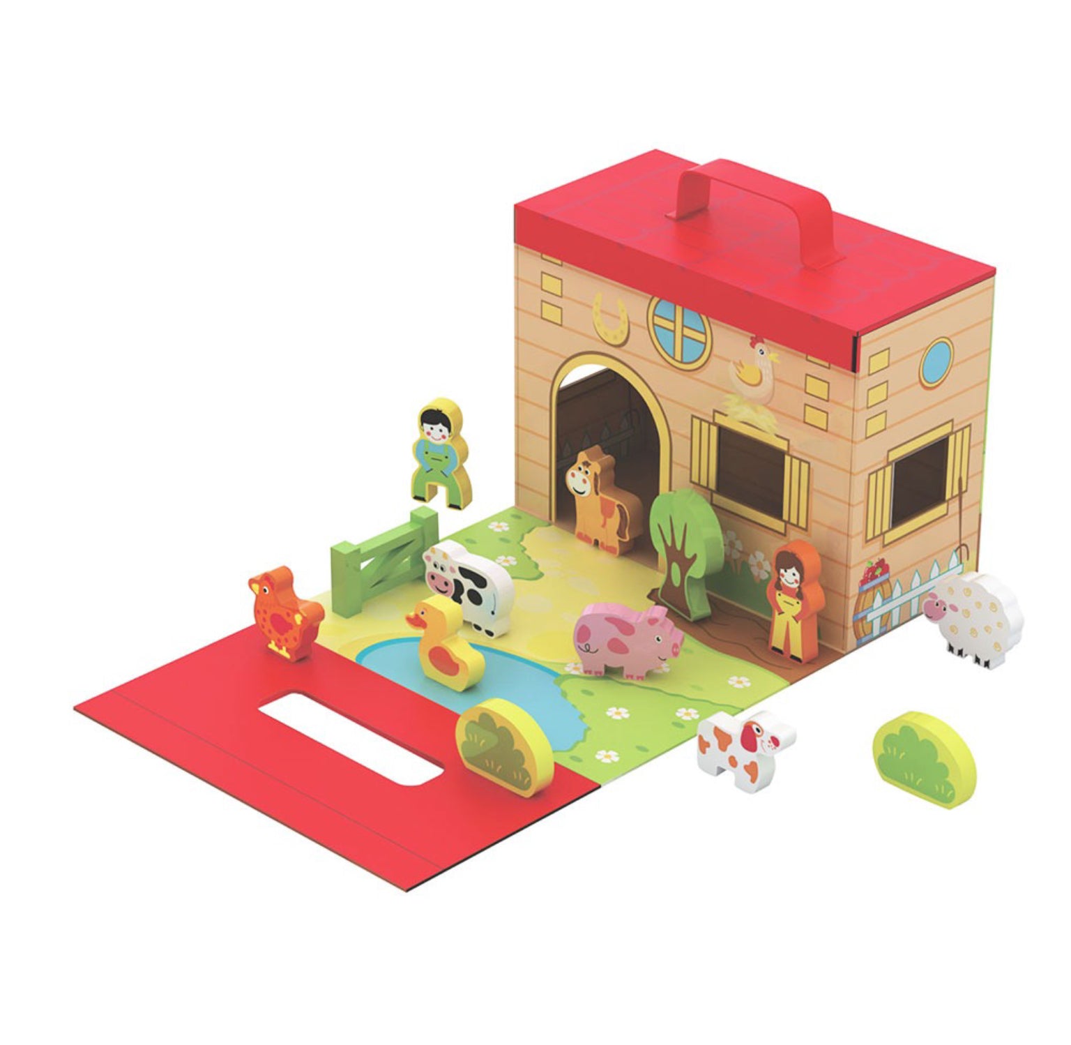 Jumini Fold Away  Farm House  Toy