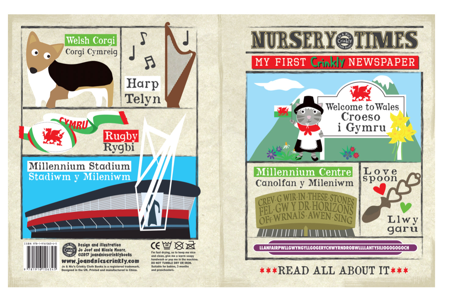 Nursery Times Crinkly Newspaper - Welcome To Wales