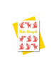 Babi Newydd Welsh Red Dragon Greeting Card