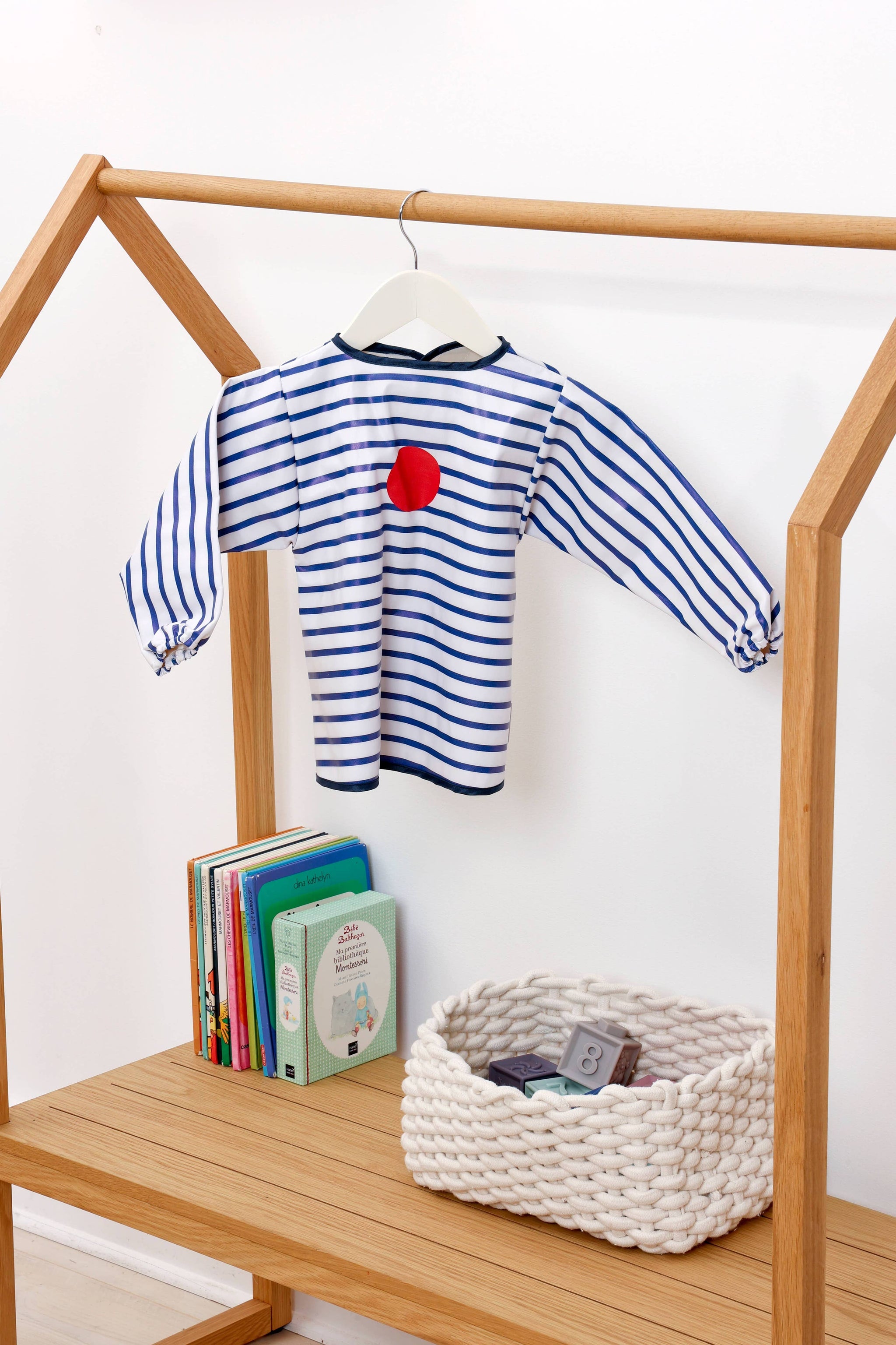 BTL Waterproof Smock - Blue Stripes