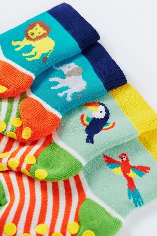 Frugi Grippy Socks Multipack Jungle