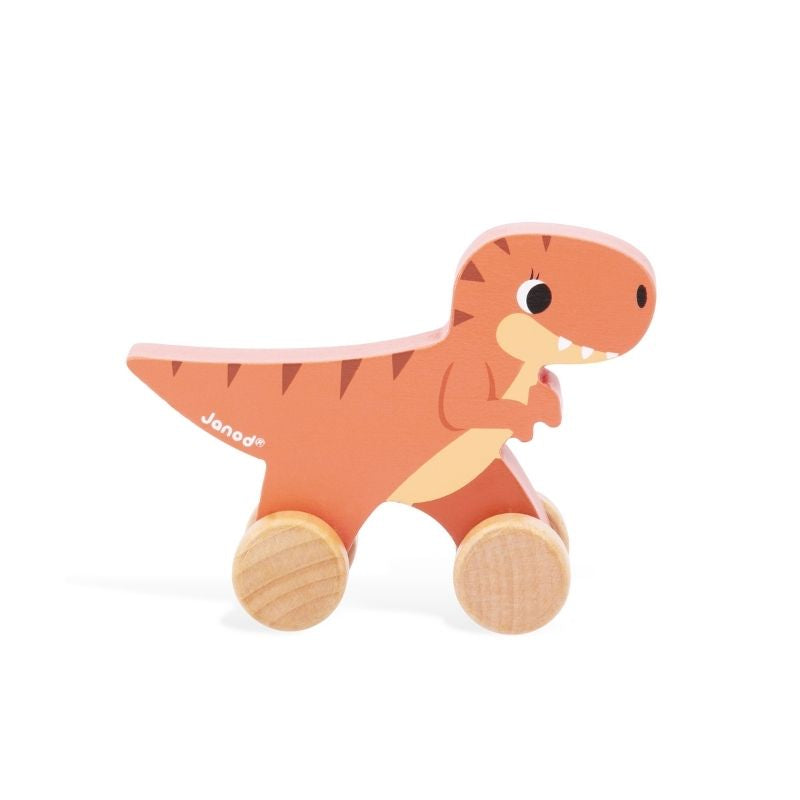 Push Along Wooden Dinosaurs Janod