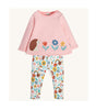 Frugi Oakleigh Striped Outfit- Hedgehog