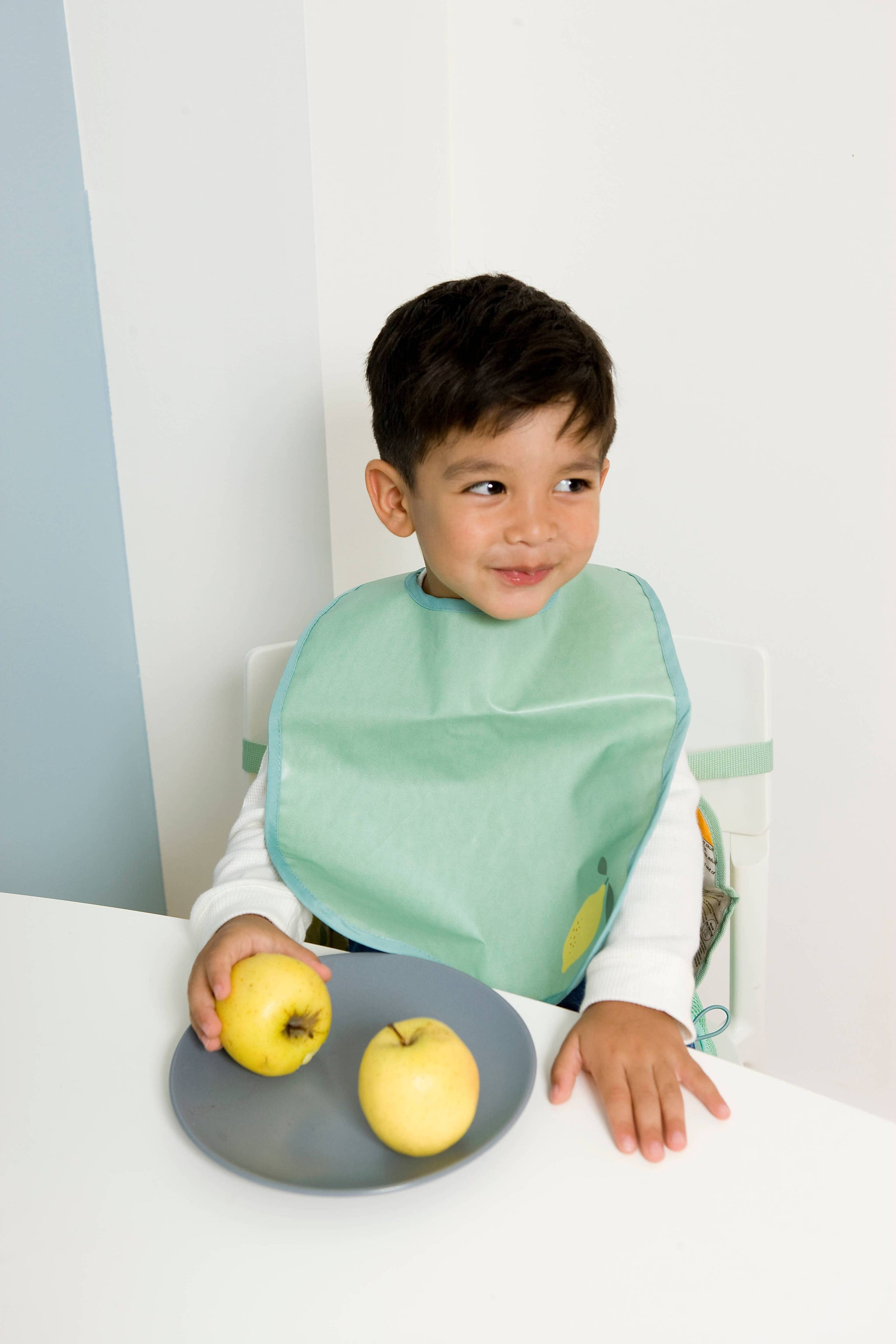 BTL Set of 2 Bibs - Happy Lemon