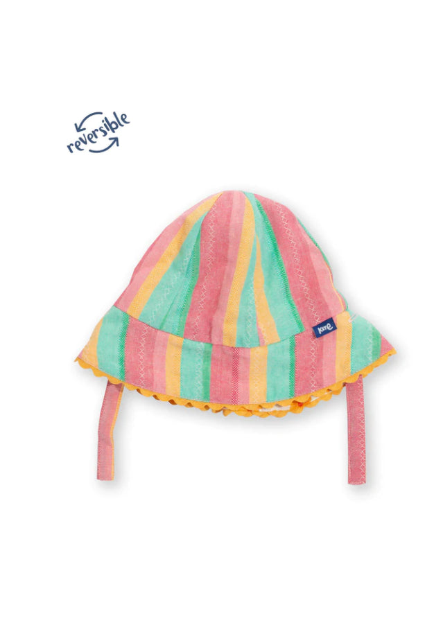 SALE Kite Special Stripe Reversible Sun Hat With straps