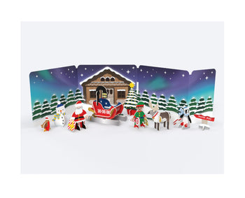 Santa’s Midnight Sleigh Ride Pop-out Playpress Playset