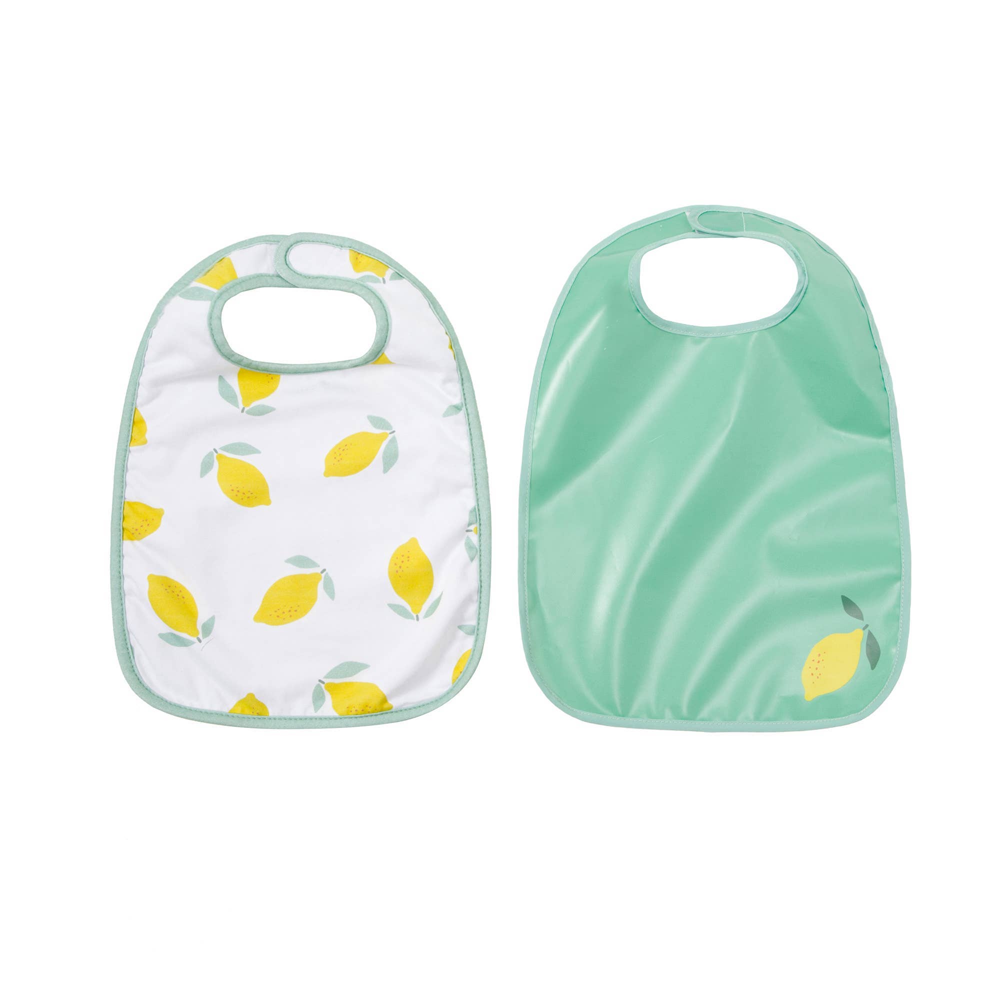 BTL Set of 2 Bibs - Happy Lemon