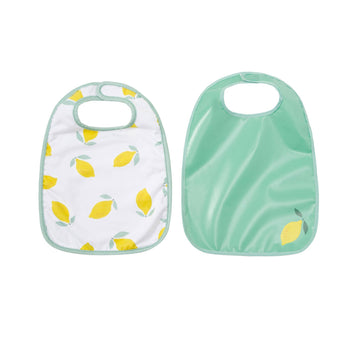 BTL Set of 2 Bibs - Happy Lemon