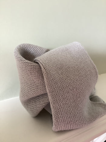 Grey Knitted Scarf Little Nosh