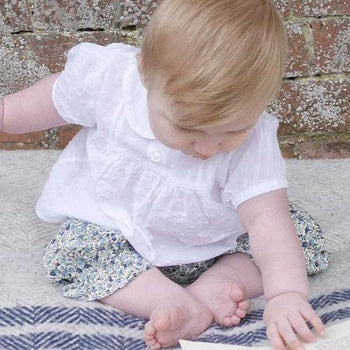 Little White Blouse English Rose Linens