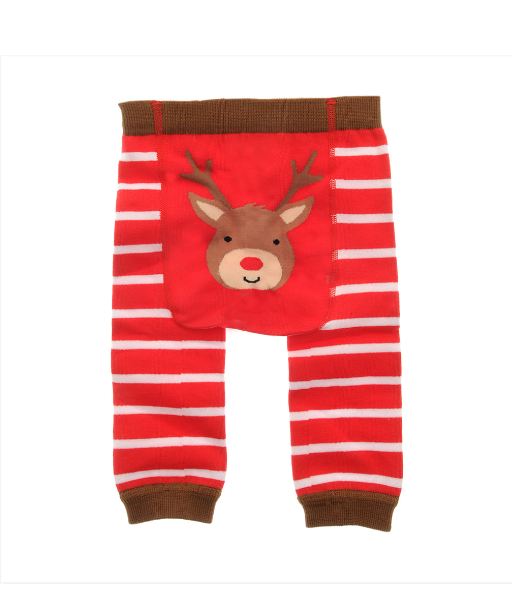 SALE Reindeer Festive Knitted Leggings