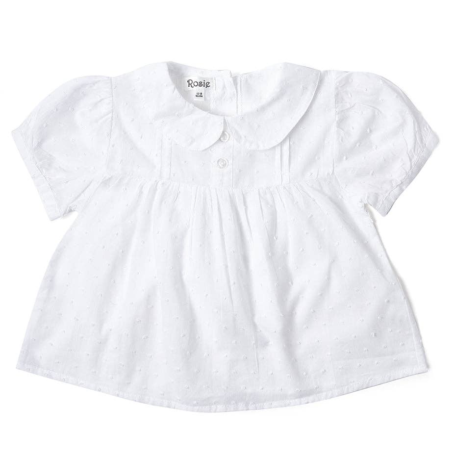 Little White Blouse English Rose Linens