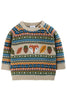 Frugi Fowey Fairisle Knitted Jumper Woodland Friends