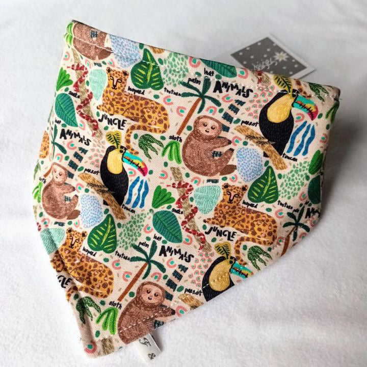 Freckles & Daisies Jungle Mania Print Dribble Bib