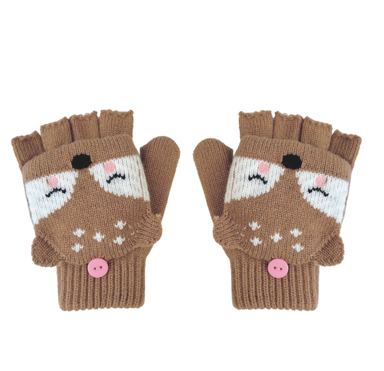 Doris Deer Knitted Gloves from Rockahula
