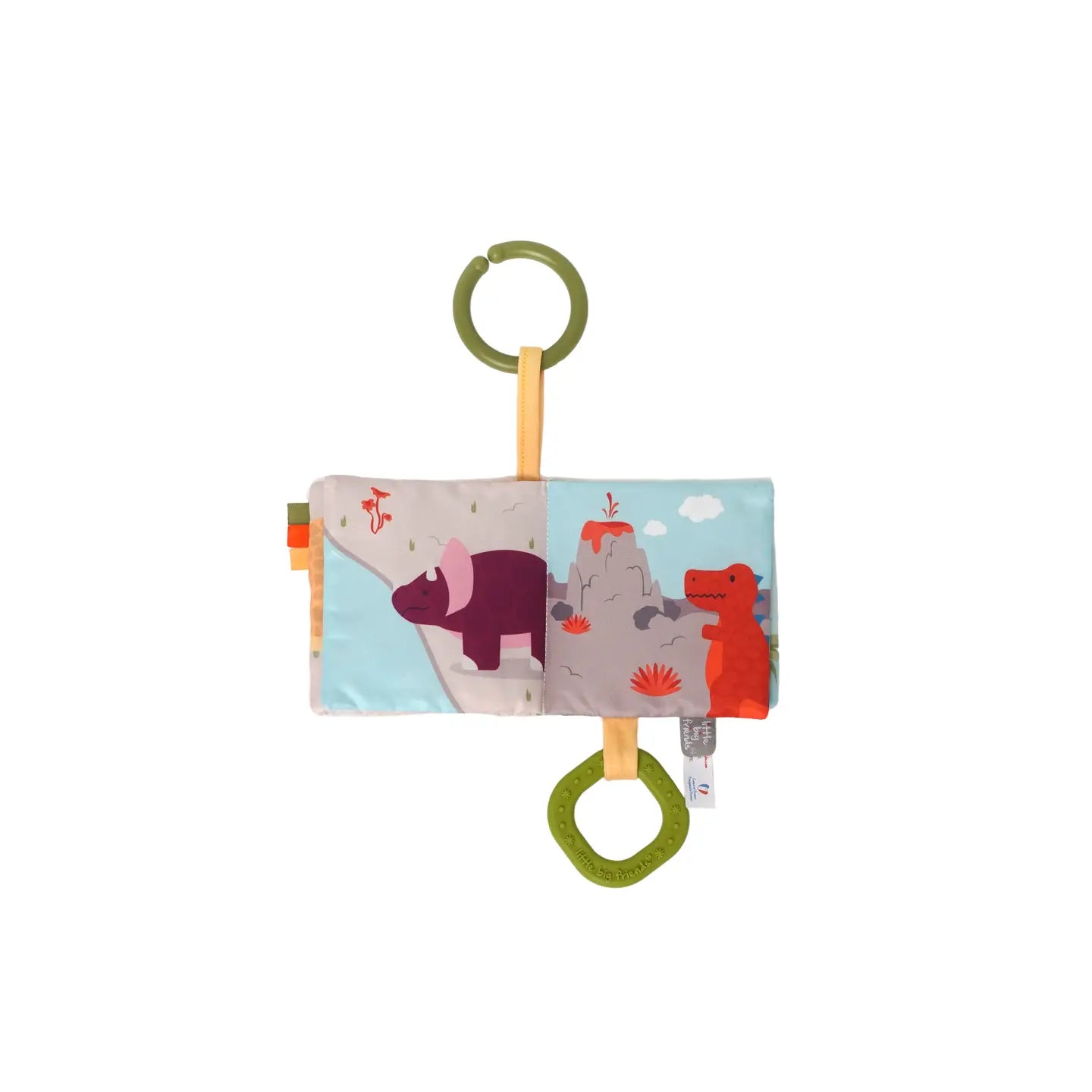 DinosaurSoft Baby Book Little Big Friends