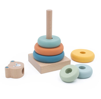 Jumini Wooden Bear Stacker Toy