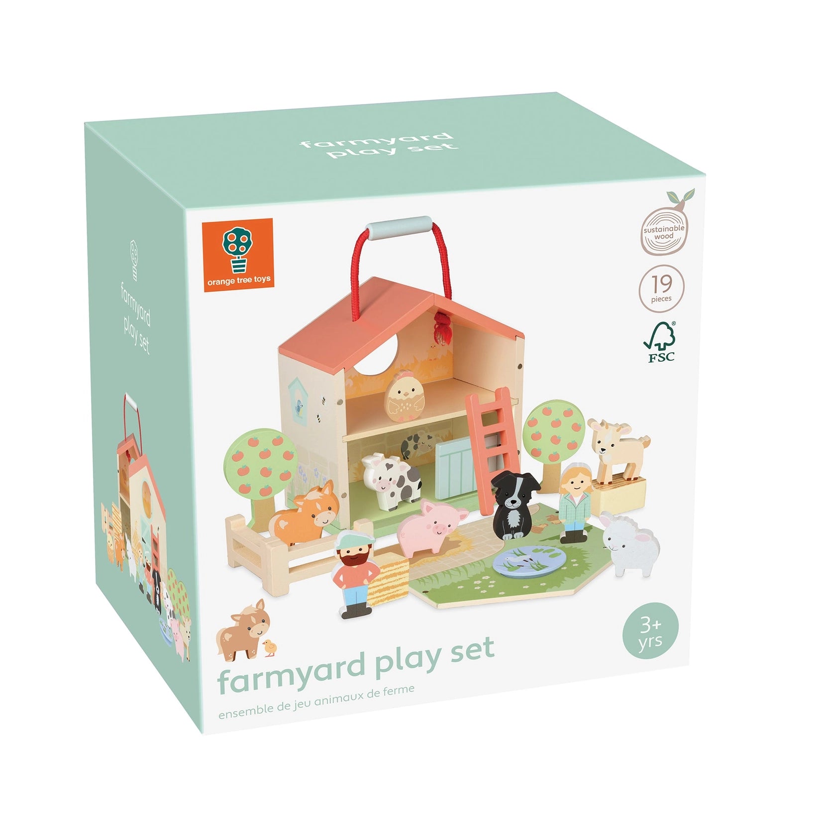 Woodland Farm Play Set Wooden Toy