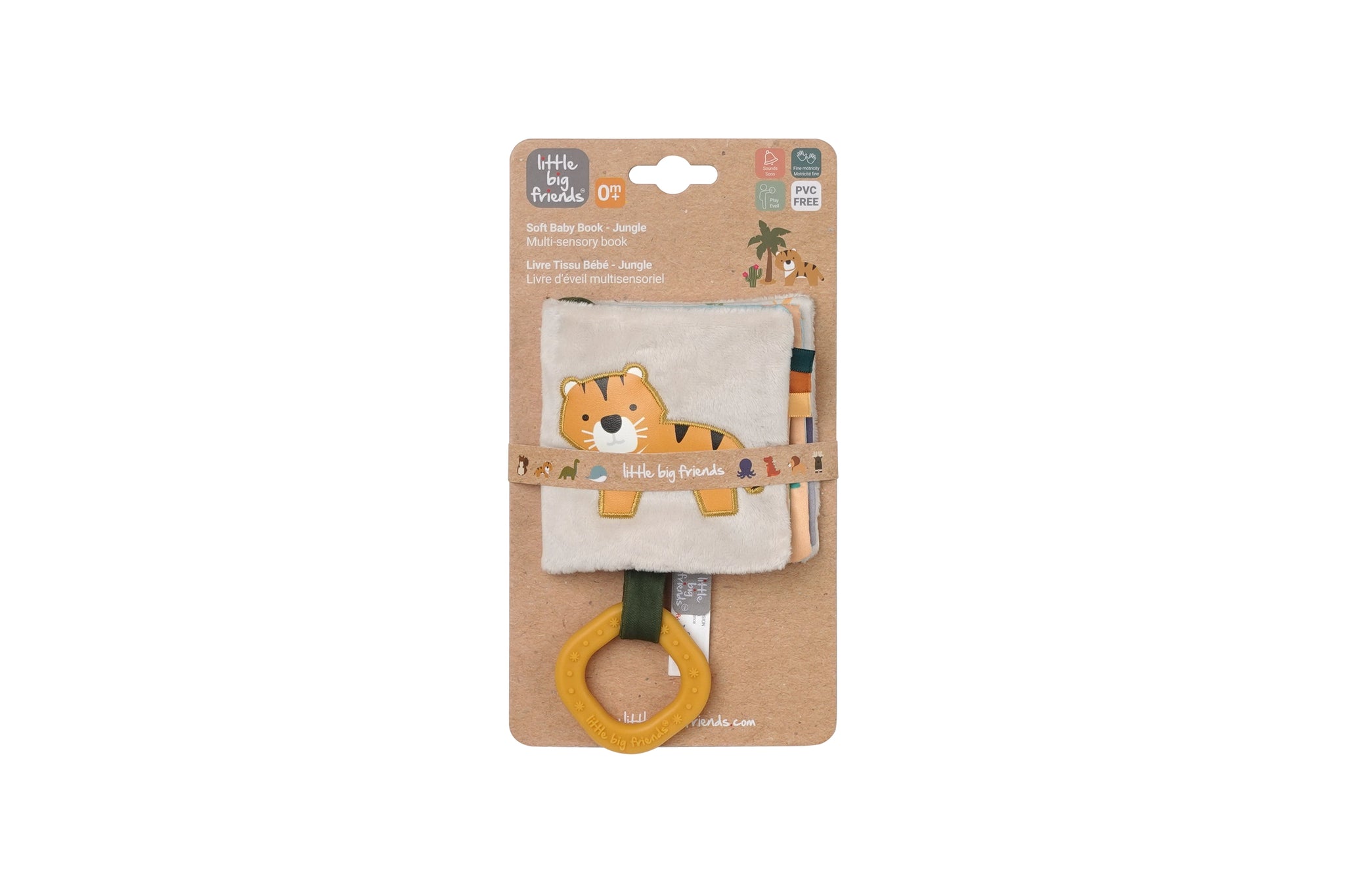 Jungle Soft Baby Book Little Big Friends