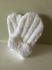 Baby Princess White Knitted Mittens