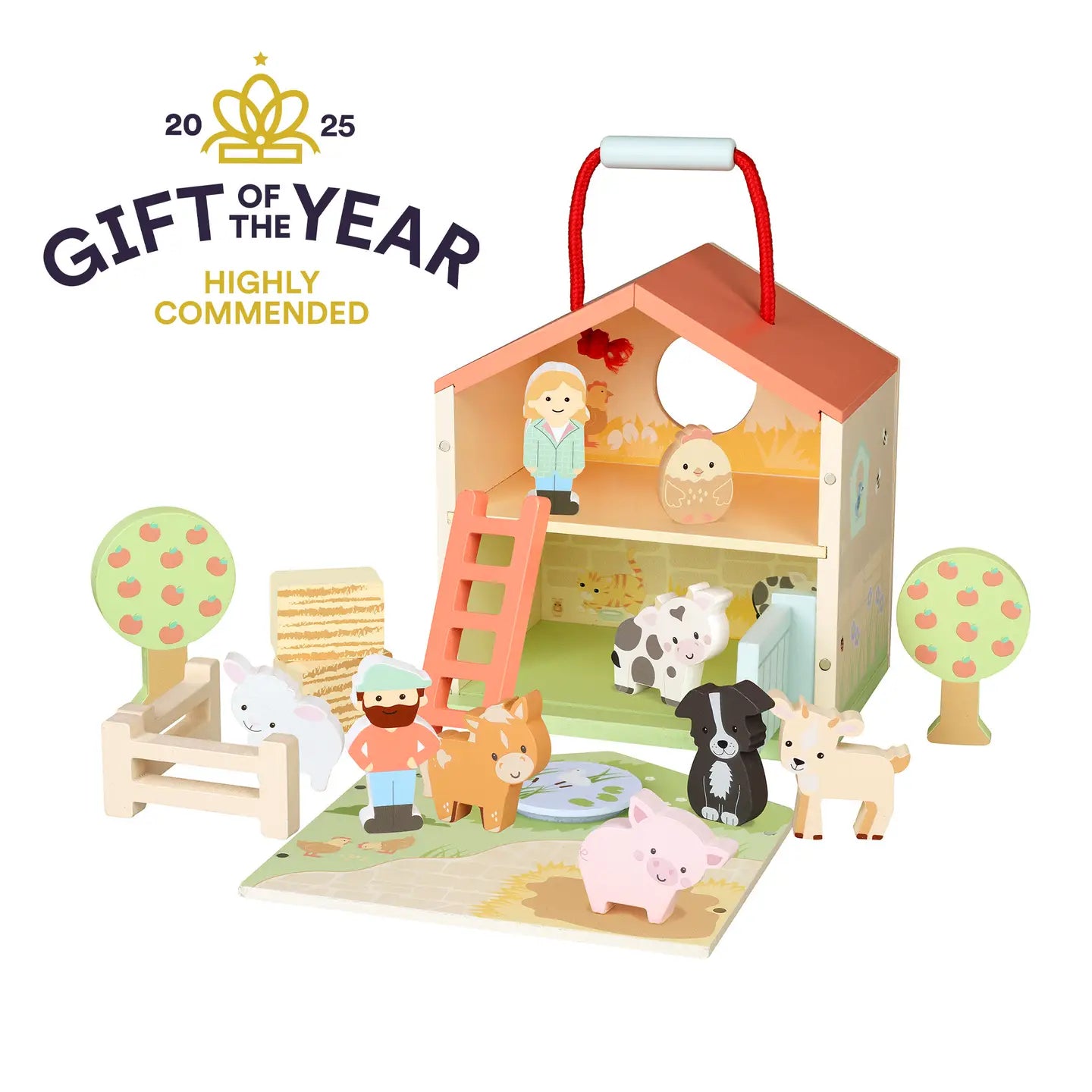 Woodland Farm Play Set Wooden Toy