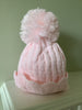 Baby Princess Pink Bobble Hat