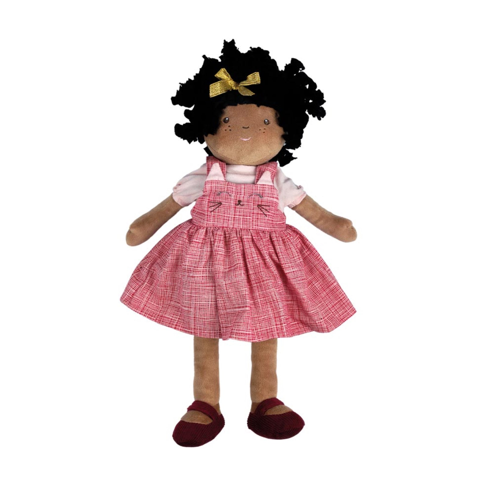 Bonikka Madison Black Hair Doll with Printed Dress Doll