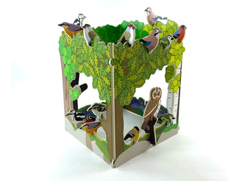 Woodland Birds RSPB 3D Pop-out Playpress Playset