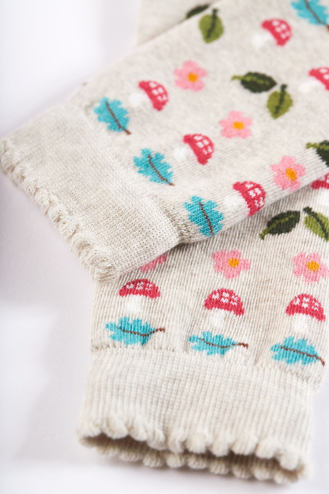 Frugi Little Knitted Leggings Winter Tales Fairisle