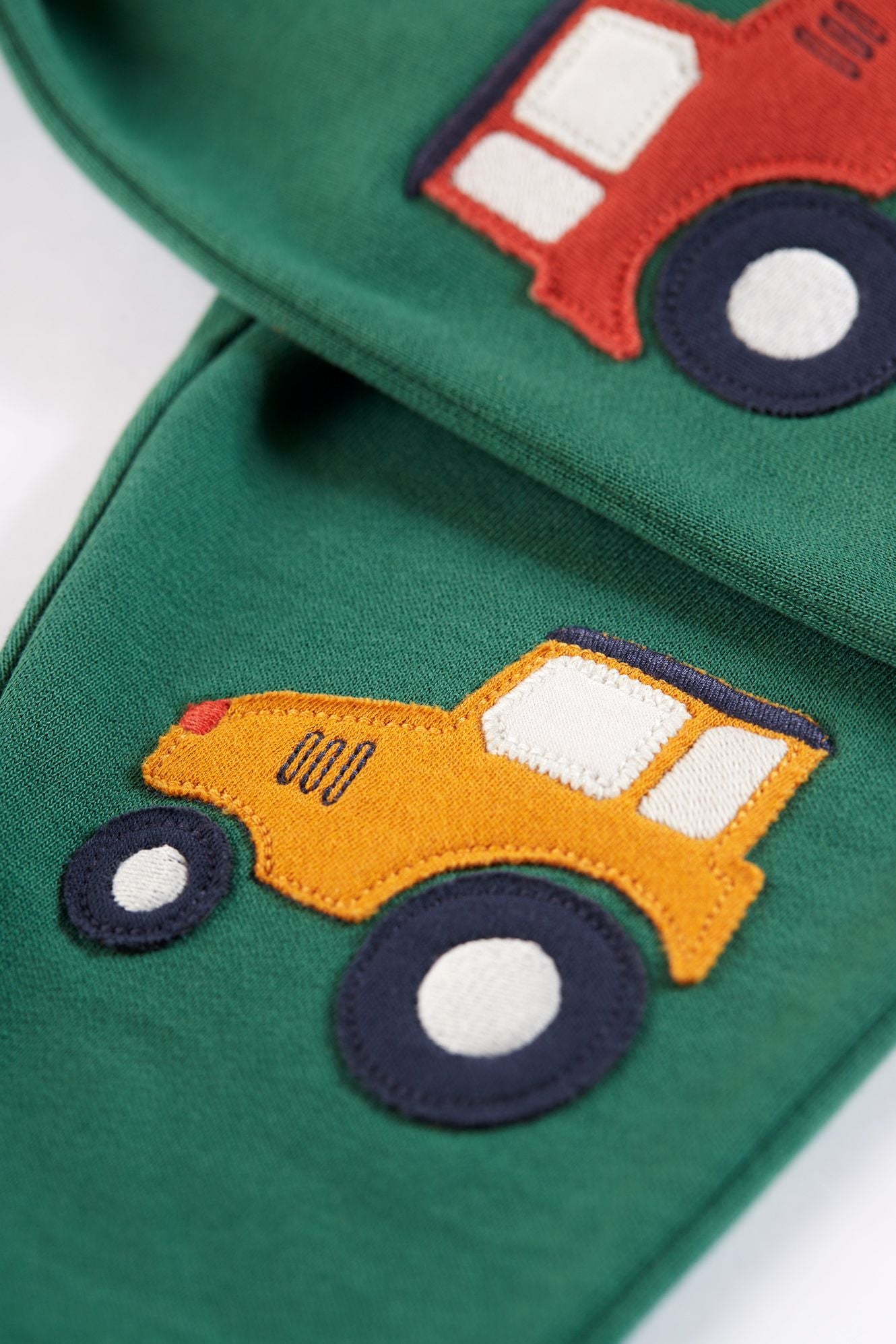 Frugi Switch Character Crawlers Holly Green Tractors