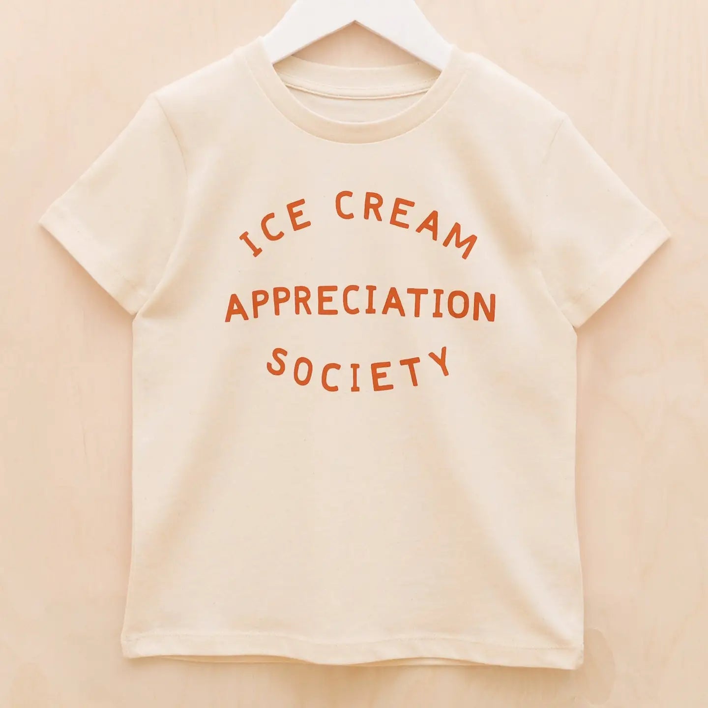 Ice Cream Appreciation Society Pecan Colour  T-Shirt