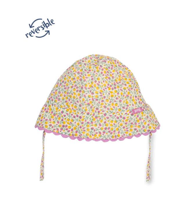 Kite Little Bud Reversible Sun Hat With straps