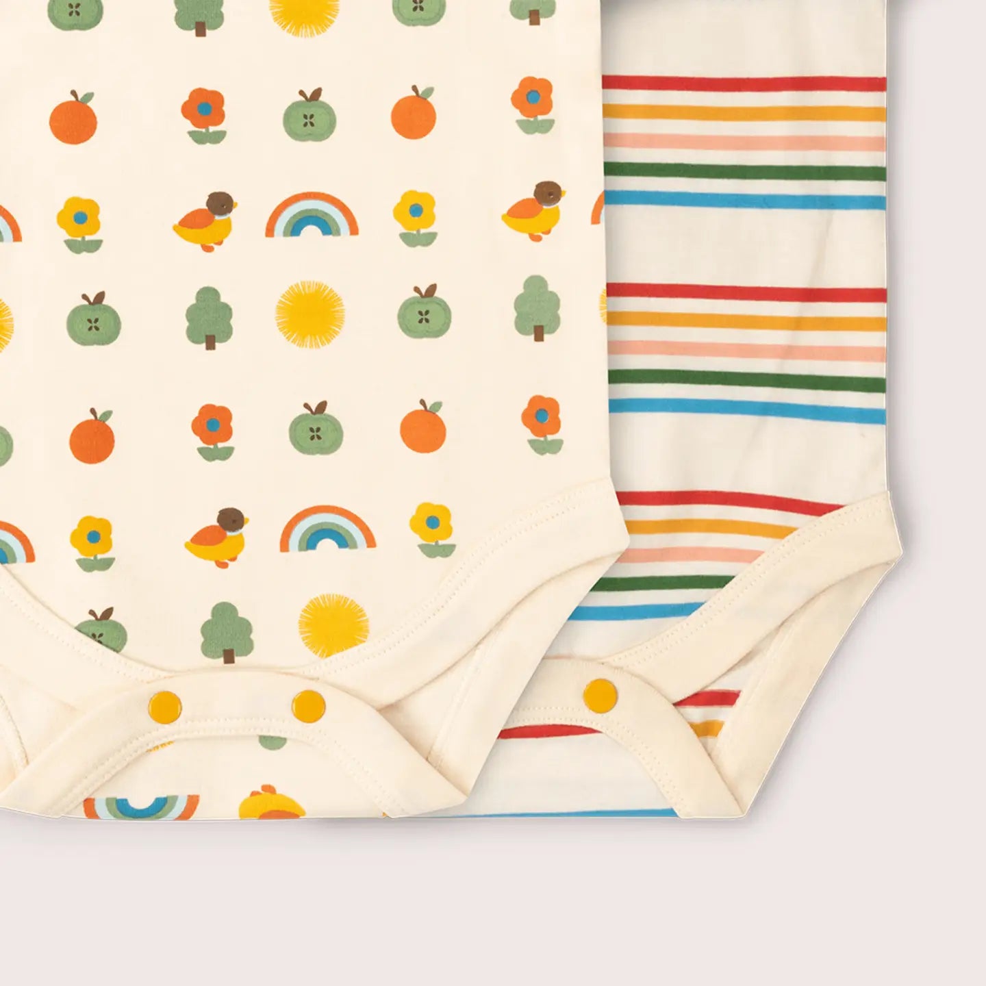Vintage Rainbows Bodysuit Set Little Green Radicals