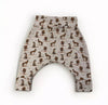 Leopard Print Jersey Harem Leggings