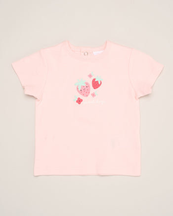Strawberry T-Shirt, Shorts & Plush Set Rock-a-Bye Baby