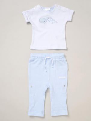 Whale Waffle T-shirt & Trouser/shorts Set Rock-A-Bye Baby Boutique