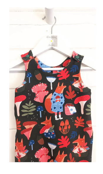 Woodland Fox Green  Romper from Freckles & Daisies