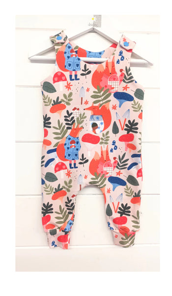 Woodland Fox Neutral  Romper from Freckles & Daisies