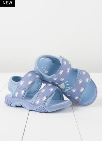 Kids Lavender Colour-Changing Sandals Grass & Air