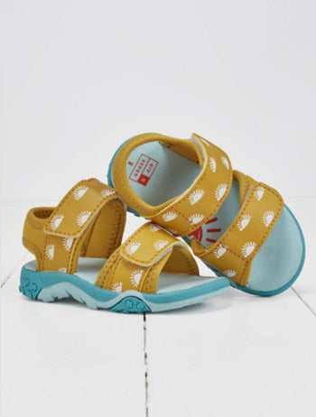 Kids Ochre Colour-Changing Sandals Grass & Air